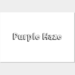 Purple Haze / Typography Design Posters and Art